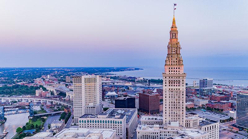Cleveland skyline