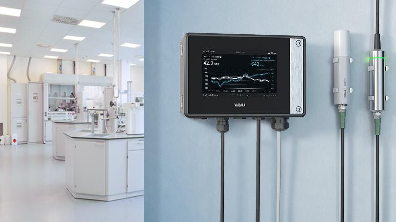 Indigo500 in laboratory with probes