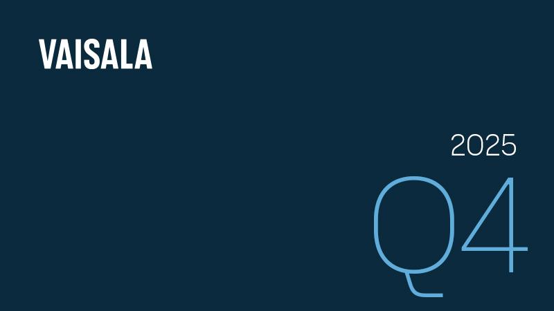 Vaisala 2025 Q4.