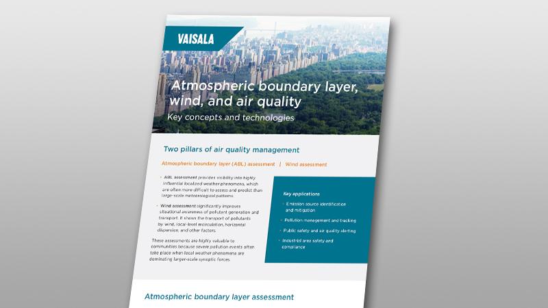 Atmospheric Bounday Layer infographic