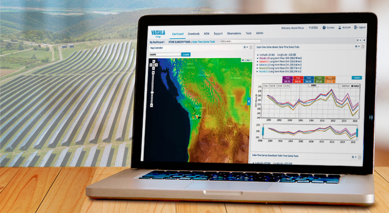 Vaisala 3TIER Solar Time Series