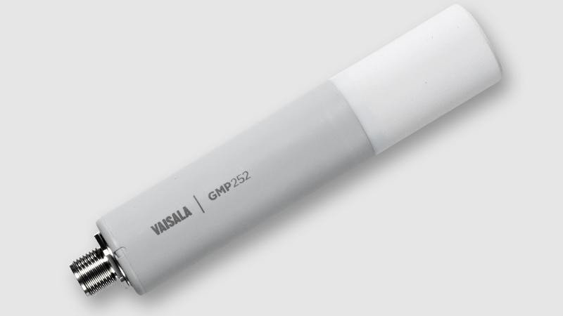 The Vaisala CARBOCAP® Carbon Dioxide Probe GMP252 is an intelligent, stand-alone, ppm-level probe for stable and accurate CO2 measurements.