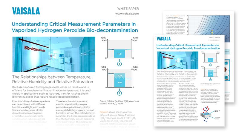 Understanding Critical Measurement Parameters in Vaporized Hydrogen Peroxide Bio-decontamination