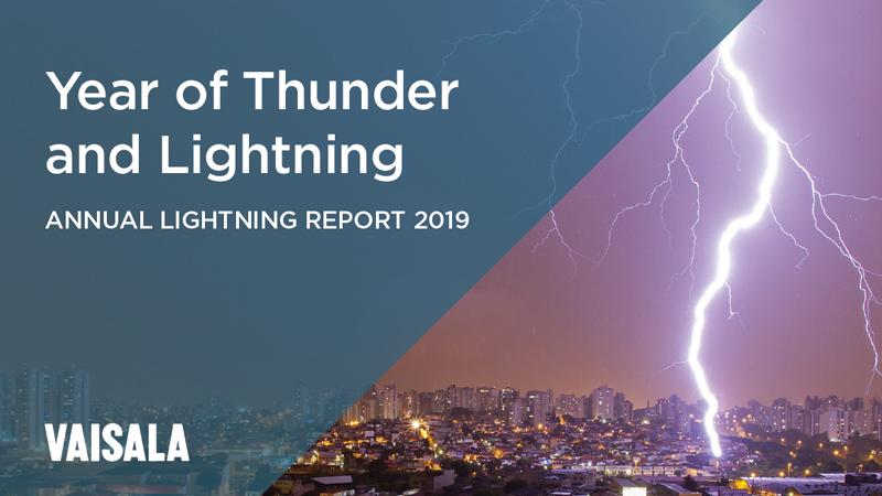 Vaisala Annual Lightning Report 2019