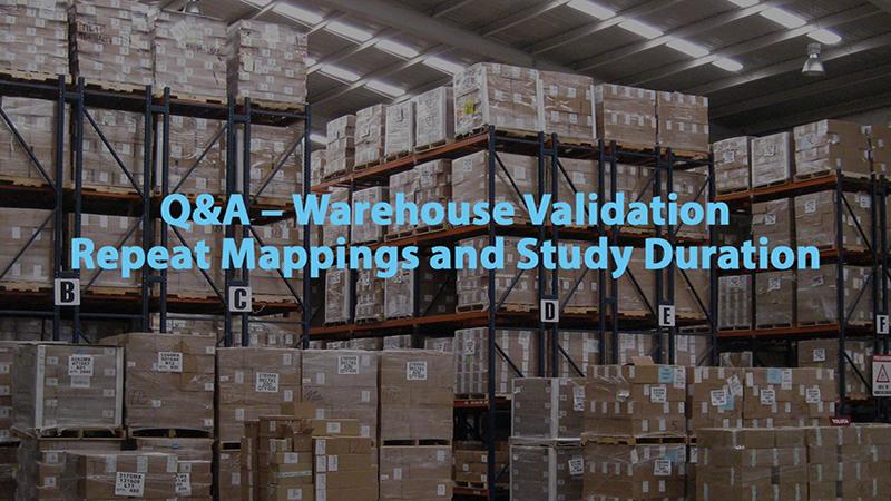 GDP regulations on warehouse mapping
