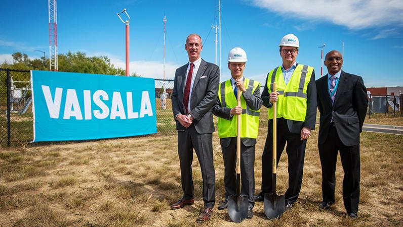 Groundbreaking of Vaisala's New U.S. Headquarters