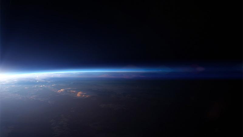 El planeta tierra desde el espacio. Algunos elementos de esta imagen fueron proporcionados por la NASA