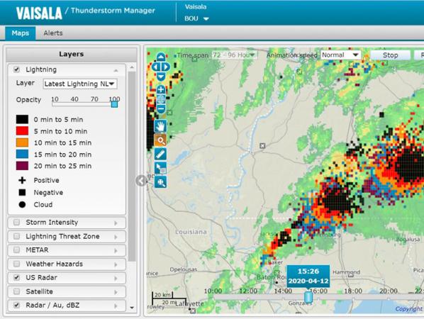 Thunderstorm manager
