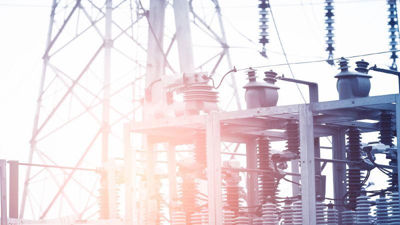 Power transformer electrical substation