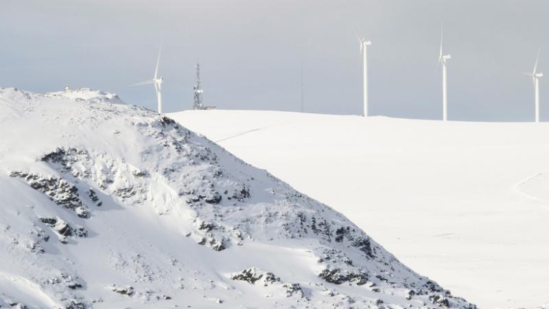 Wind Turbines in Winter
