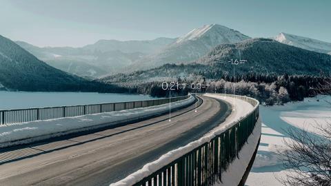 Bridge in winter