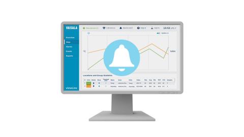 viewLinc 5 alarm icon