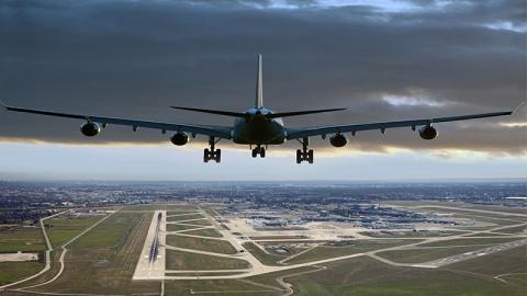 Airport Runway from above