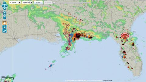 Monitor and warn on approaching severe weather and lightning discharges