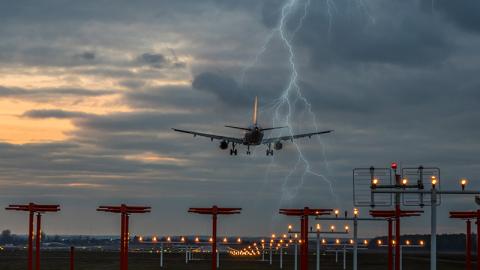 Lightning at airports