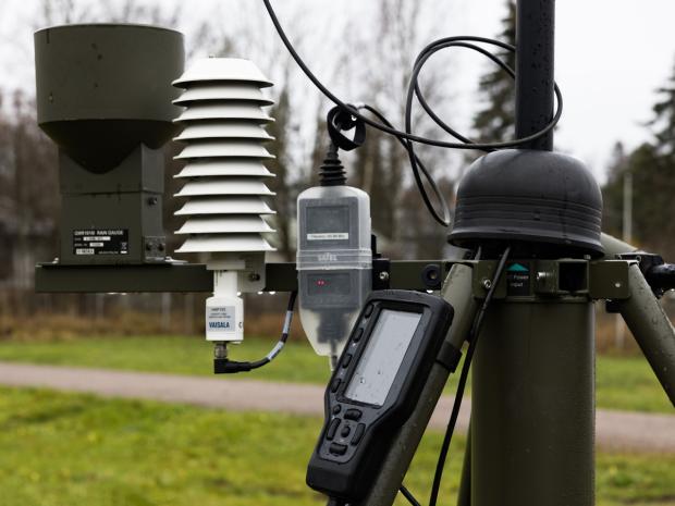 TacMet weather station closeup.