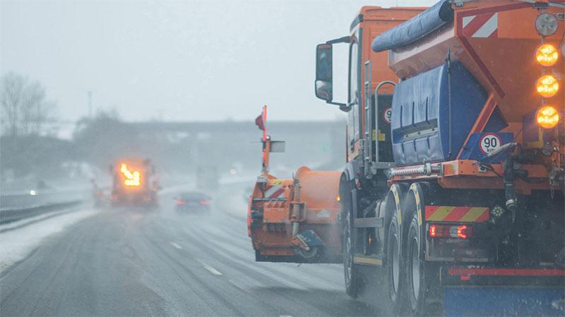 Plowing a highway