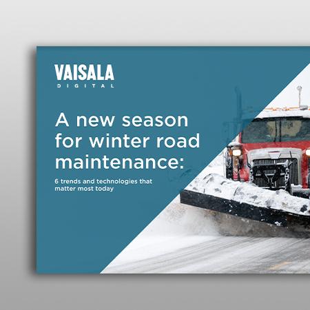 Road condition monitoring, winter road management, winter road maintenance
