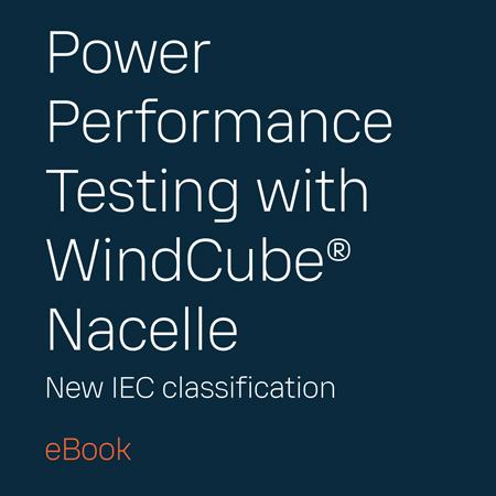 WindCube Nacelle Power performance testing.