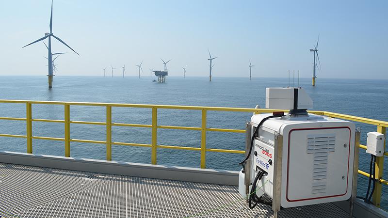 WindCube 200S offshore wind farm, courtesy of J. Schneemann for University of Oldenburg