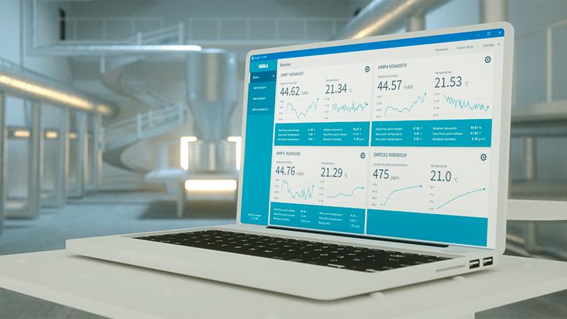 Vaisala Insight Software gives quick access to the configurations and data of the Indigo family measurement probes and other supported devices. 