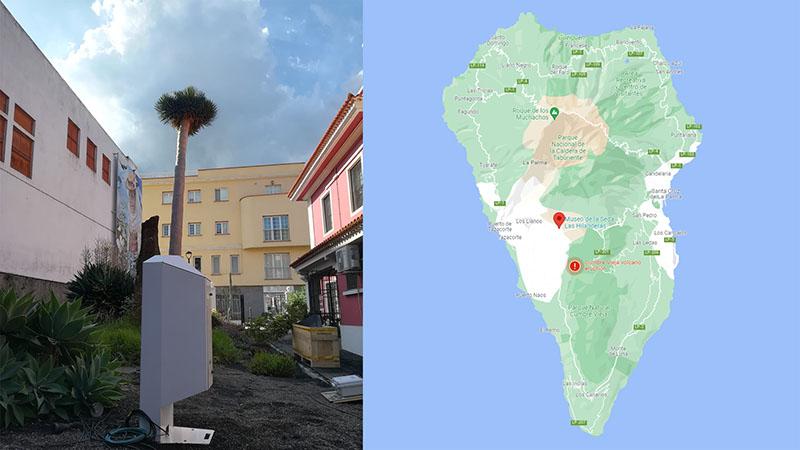 Vaisala Lidar Ceilometer CL61 in La Palma, Spain
