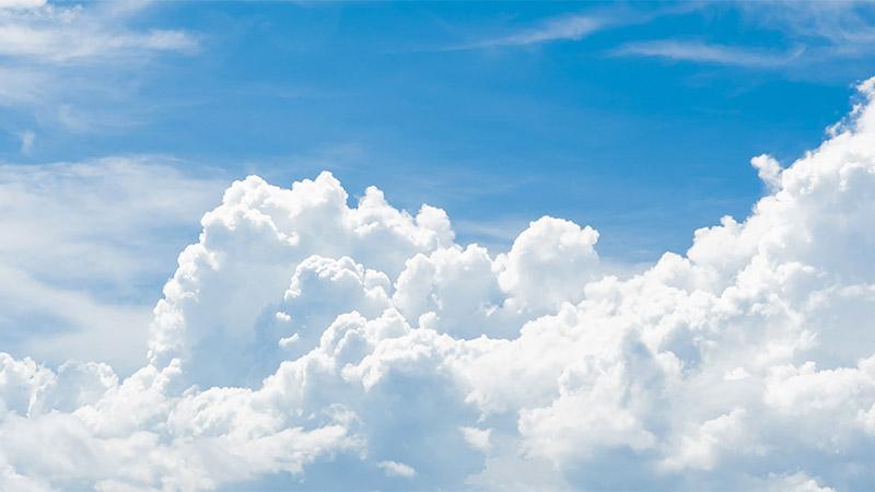 푸른 하늘과 구름