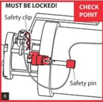 PR-23-SD safety clip