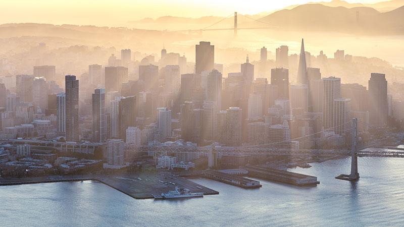 San Francisco at sunset