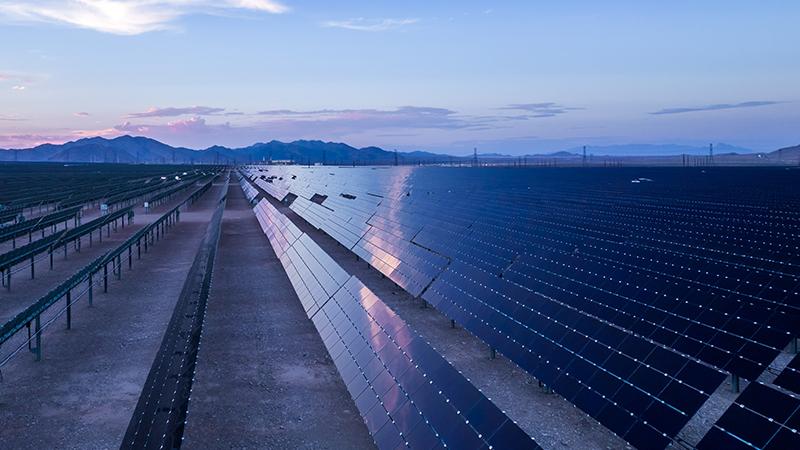 Solar farm in Nevada