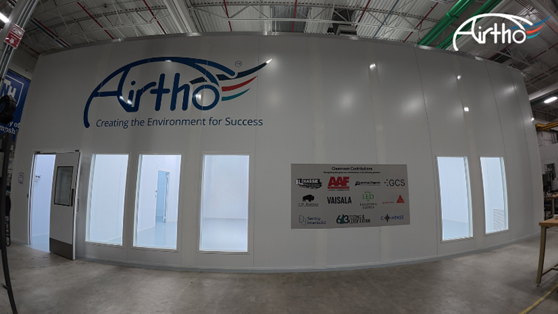 新罕布什尔大学奥尔森中心的 Airtho 洁净室