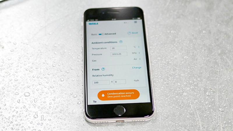 mobile dew point reached