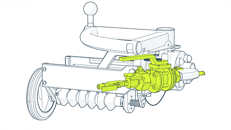 SD steam wash nozzle parts.