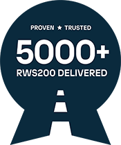 5000+RWS200 delivered badge.