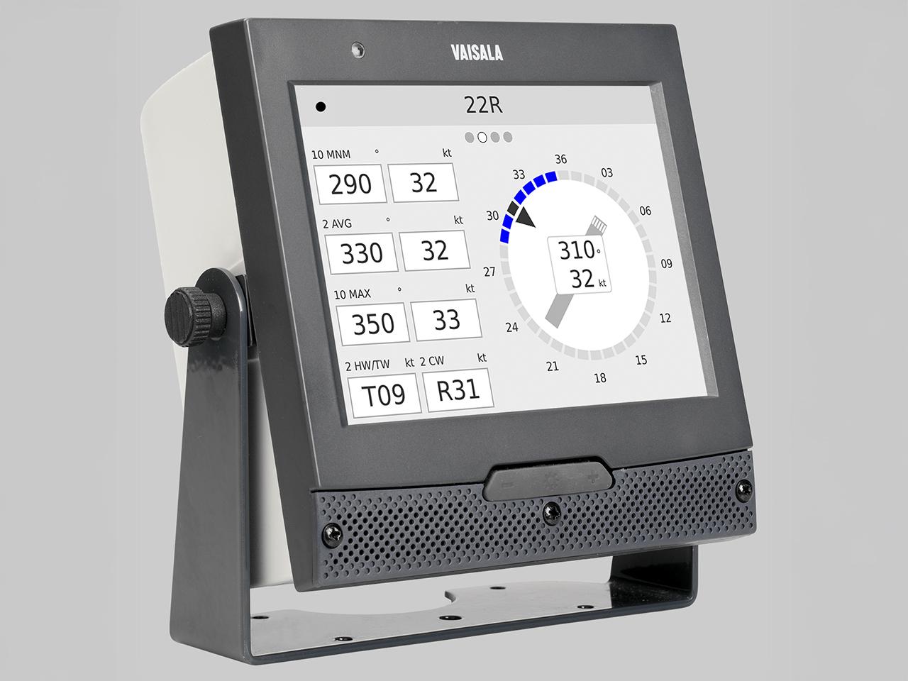 WID525 display for wind data.
