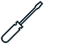 Pictogram of screwdriver.