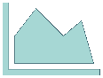 Icon graph light green