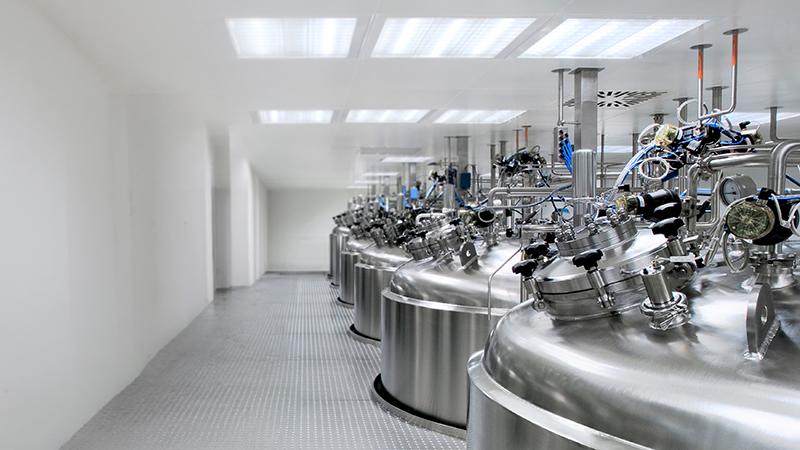 Pharmaceutical production facility.