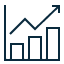 Pictogram of growth graph.
