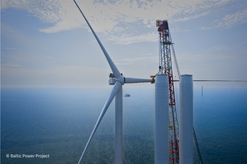 Wind turbine blades Baltic Power Project