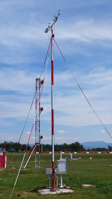 Vaisala weather system installed at airport.