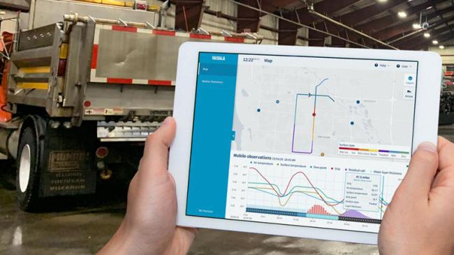 Vaisala WxHorizon being viewed on an iPad