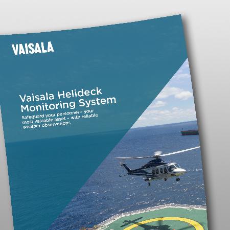 Helideck monitoring system
