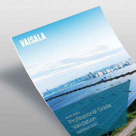 Vaisala Professional Grade Validation for Solar Energy 2022