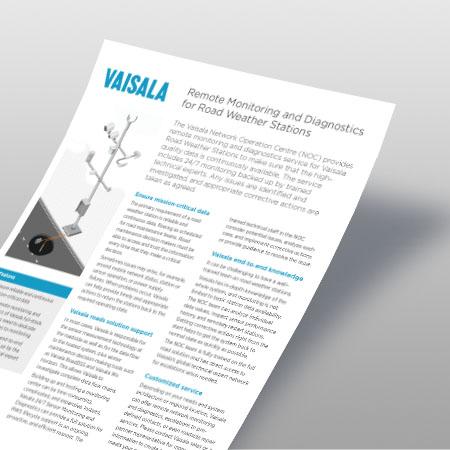 Remote Monitoring and Diagnostics for Road Weather Stations