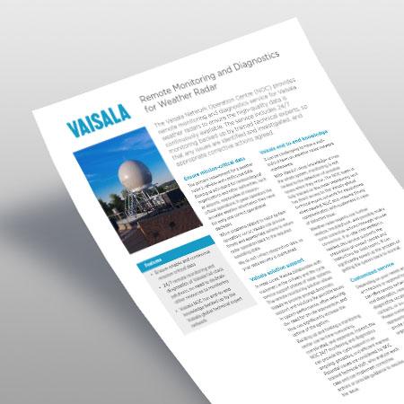 Remote Monitoring and Diagnostics for Weather Radar