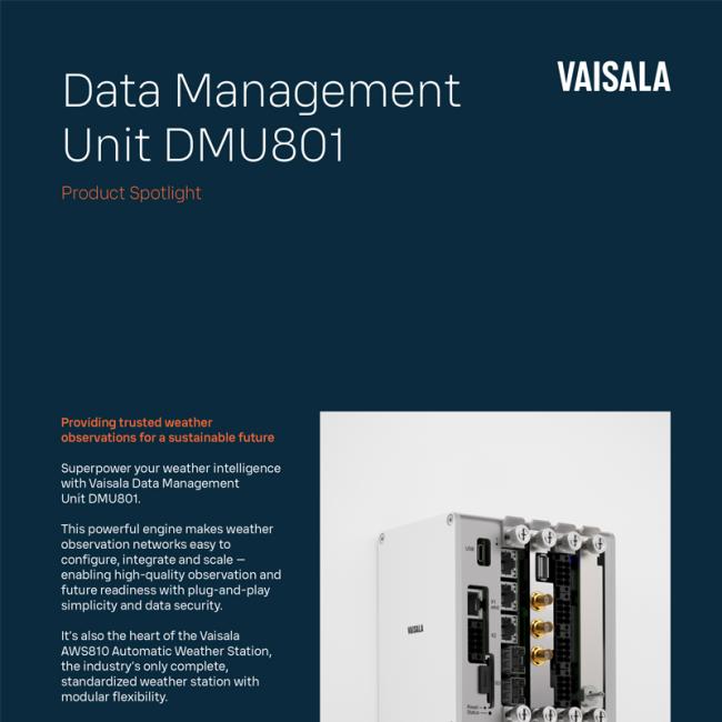 Data Management Unit DMU801