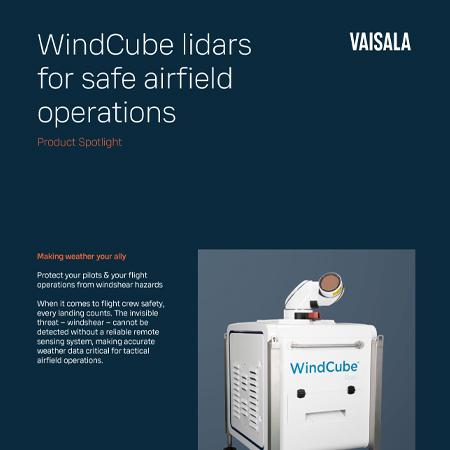 WindCube lidars for safe airfield operations