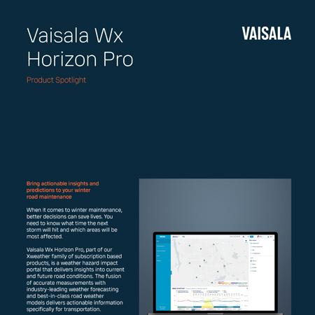Vaisala Wx Horizon Pro