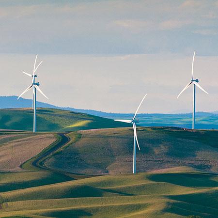Steptoe Butte wind turbines